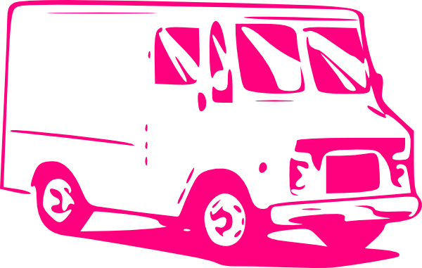 Pink Truck Clip Art - Food Truck Clip Art Transparent PNG - 600x381 - Free Download on - Food Transparent PNG Free Download