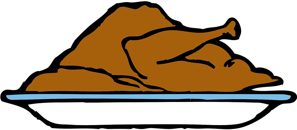 Turkey Brown Platter Food Holiday Meat Christmas - Turkey Pictures Clip Art - Free Transparent PNG Clipart Images Download. - Food Transparent PNG Free Download