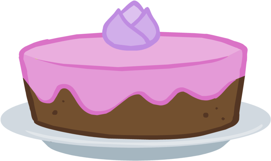 Pink Frosting Cake By B3archild - My Little Pony Canterlot Food - Free Transparent PNG Clipart Images Download. - Food Transparent PNG Free Download