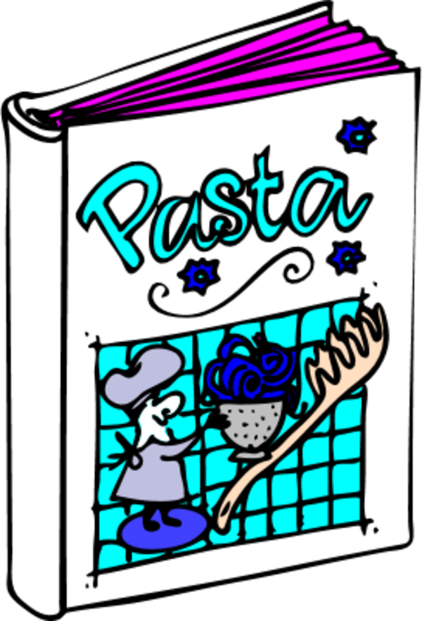 Pasta Book Italian Cooking - Italian Food Clip Art - Free Transparent PNG Clipart Images Download. - Food Transparent PNG Free Download