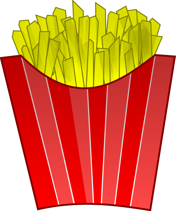 French Fries Clipart Salty Food - Clip Art Food Png - Free Transparent PNG Clipart Images Download. - Food Transparent PNG Free Download