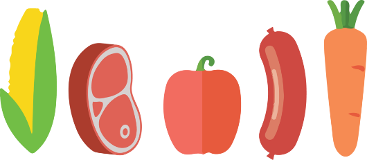 Meat And Veggies Used In Making Raw Pet Food - Raw Pet Food Ontario - Free Transparent PNG Clipart Images Download. - Food Transparent PNG Free Download