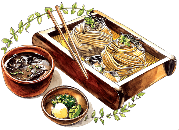 Japanese Food Illustration On Behance - Japanese Food Paintings - Free Transparent PNG Clipart Images Download. - Food Transparent PNG Free Download