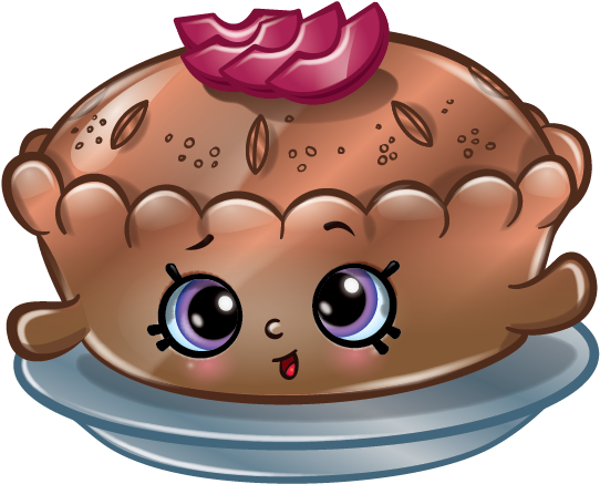 Apple Pie Alice Art - Shopkins Food Clipart Transparent PNG - 577x496 - Free Download on - Food Transparent PNG Free Download