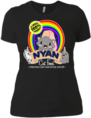 All Magical Nyan Cat Food T- Shirt - All Magical Nyan Cat Food Transparent PNG - 400x400 - Free Download on - Food Transparent PNG Free Download