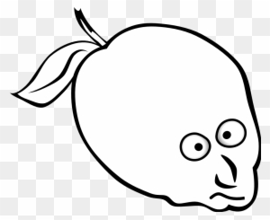 Food Lemon Black White Line Art 999px 70 - Clip Art - Free Transparent PNG Clipart Images Download. - Food Transparent PNG Free Download