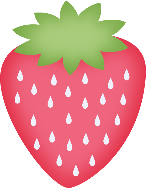 Say Hello Food Clipartfood Itemsstrawberriesfree - Strawberry Clipart - Free Transparent PNG Clipart Images Download. - Food Transparent PNG Free Download