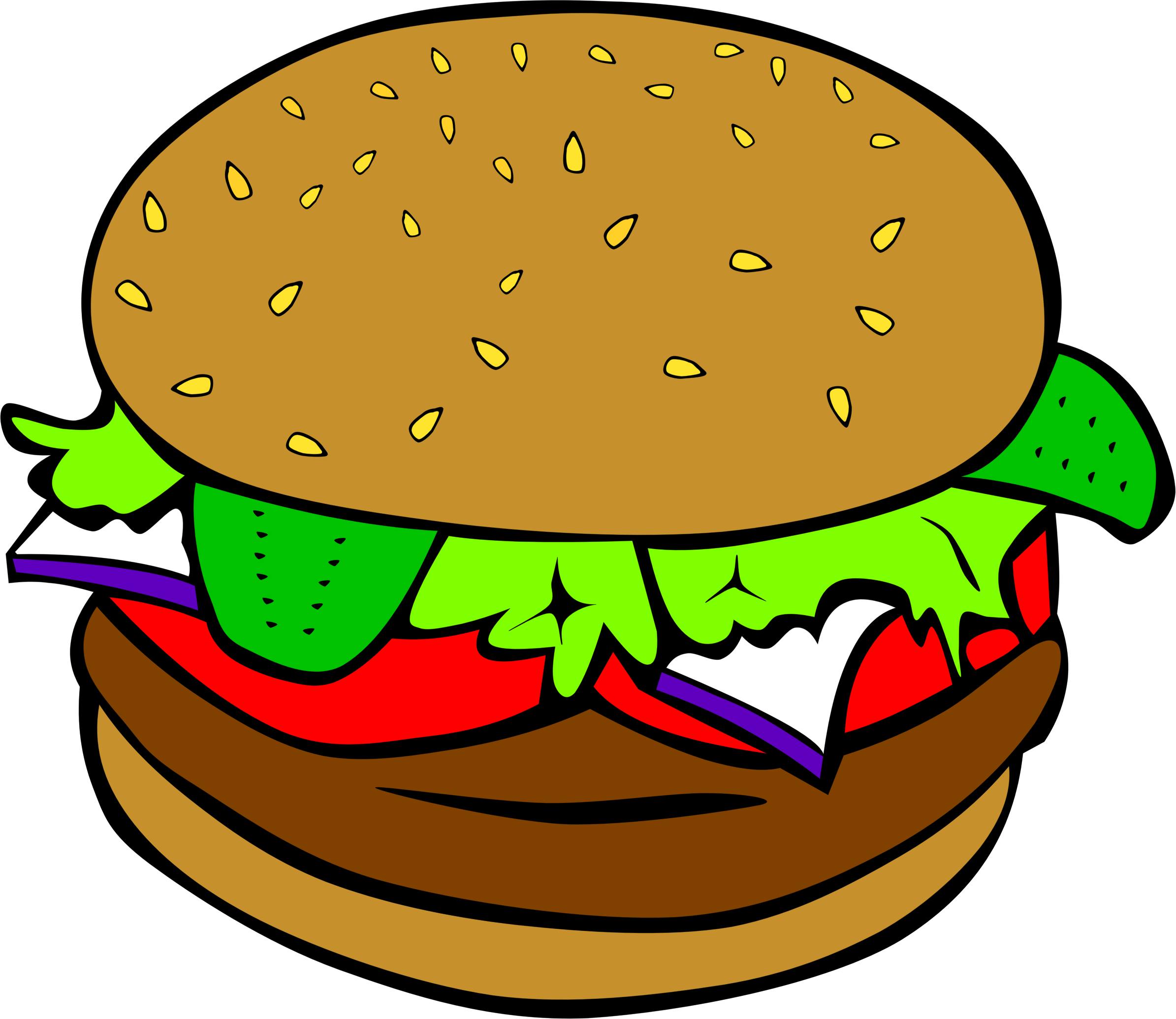 Graphic Black And White Stock Clipart Food Lunch Dinner - Food Clipart Transparent PNG - 2389x2071 - Free Download on - Food Transparent PNG Free Download