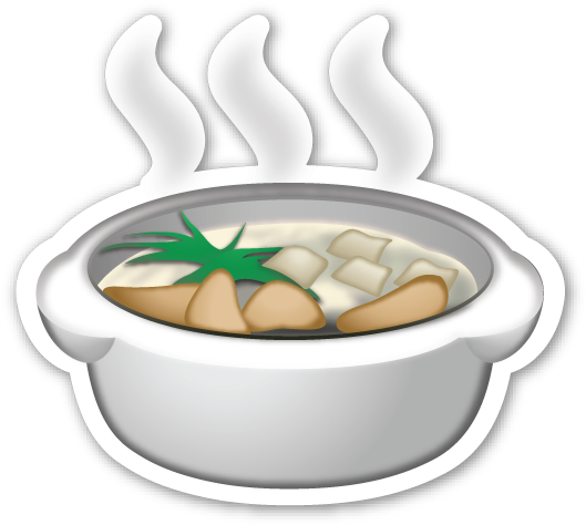 Pot Of Food Emojis, Emoji Stickers, The Emoji, Food - Food Emoji Sticker Png Transparent PNG - 534x481 - Free Download on - Food Transparent PNG Free Download