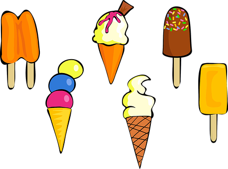 Eat Food Ice Cream Sugar Sweet Treats Food - 5 Ice Cream Cartoon - Free Transparent PNG Clipart Images Download. - Food Transparent PNG Free Download