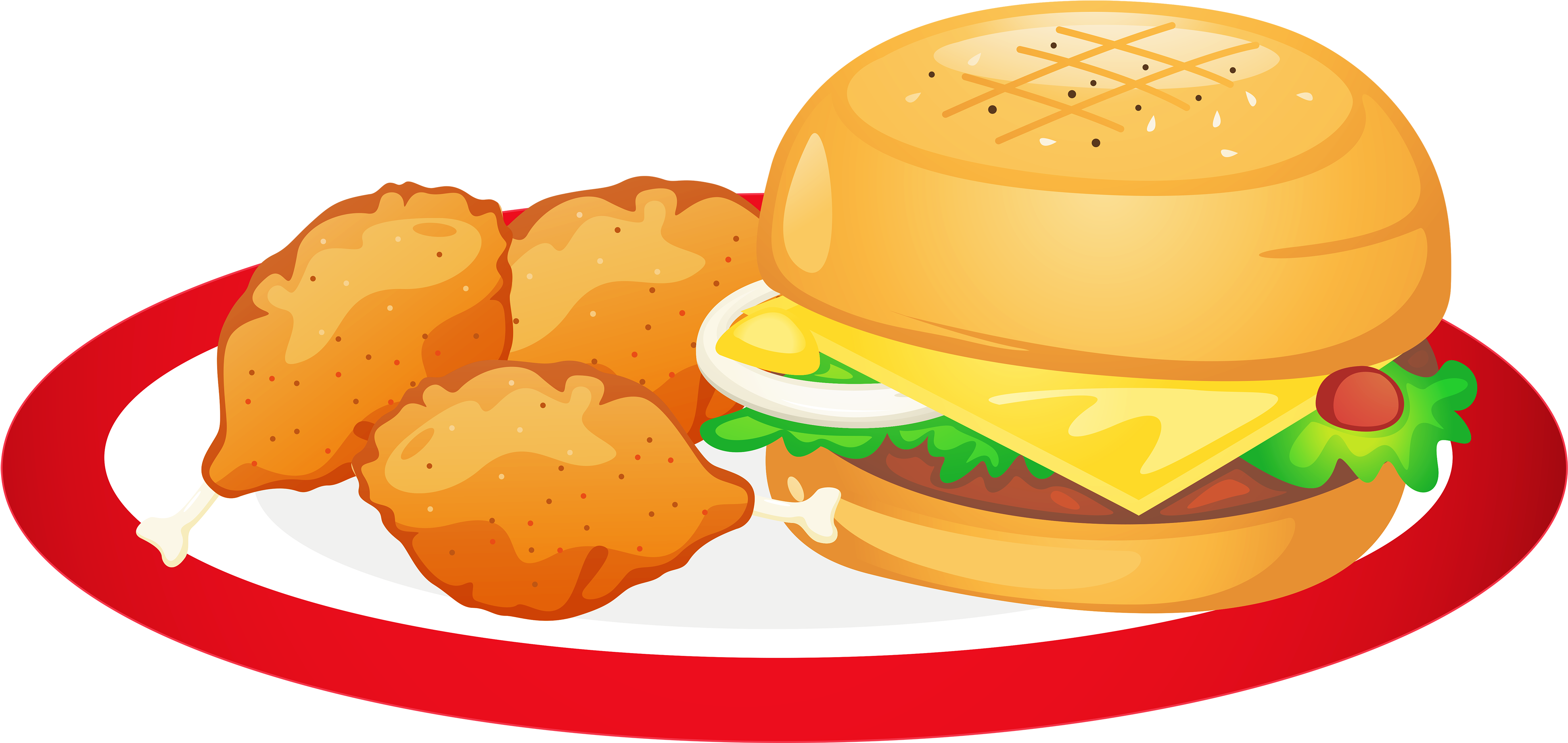 Sandwich Clipart Food Platter - Junk Food Clipart Png - Free Transparent PNG Clipart Images Download. - Food Transparent PNG Free Download