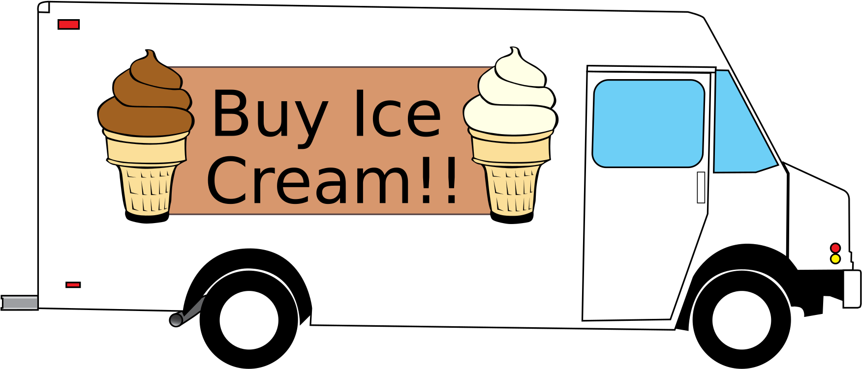 Heavens Delights Ice Cream - Food Truck Clip Art - Free Transparent PNG Clipart Images Download. - Food Transparent PNG Free Download