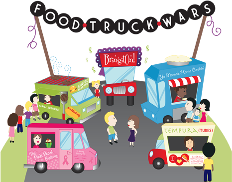 Retro Cute Contemporary Ice Cream Truck Stock Vector - Food Trucks Png - Free Transparent PNG Clipart Images Download. - Food Transparent PNG Free Download