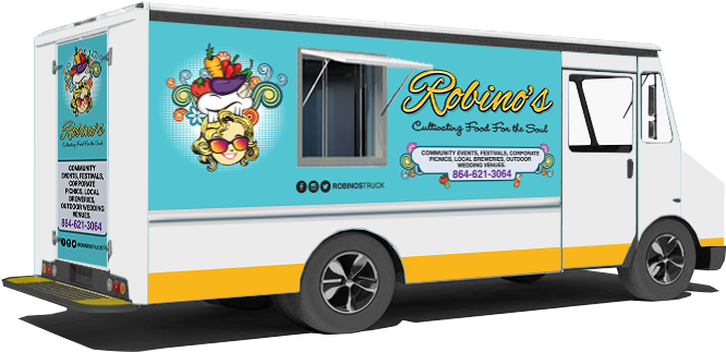 Case Study Robinos Food Truck Branding Vrdesign - Food Trucks Png - Free Transparent PNG Clipart Images Download. - Food Transparent PNG Free Download