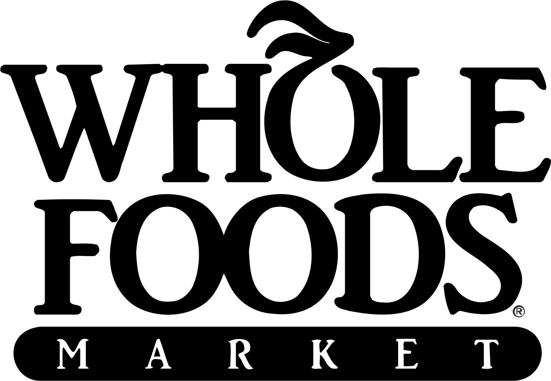 Whole Foods Market Logo Png Transparent - Whole Foods Market Logo White Transparent PNG - 2400x2400 - Free Download on - Food Transparent PNG Free Download