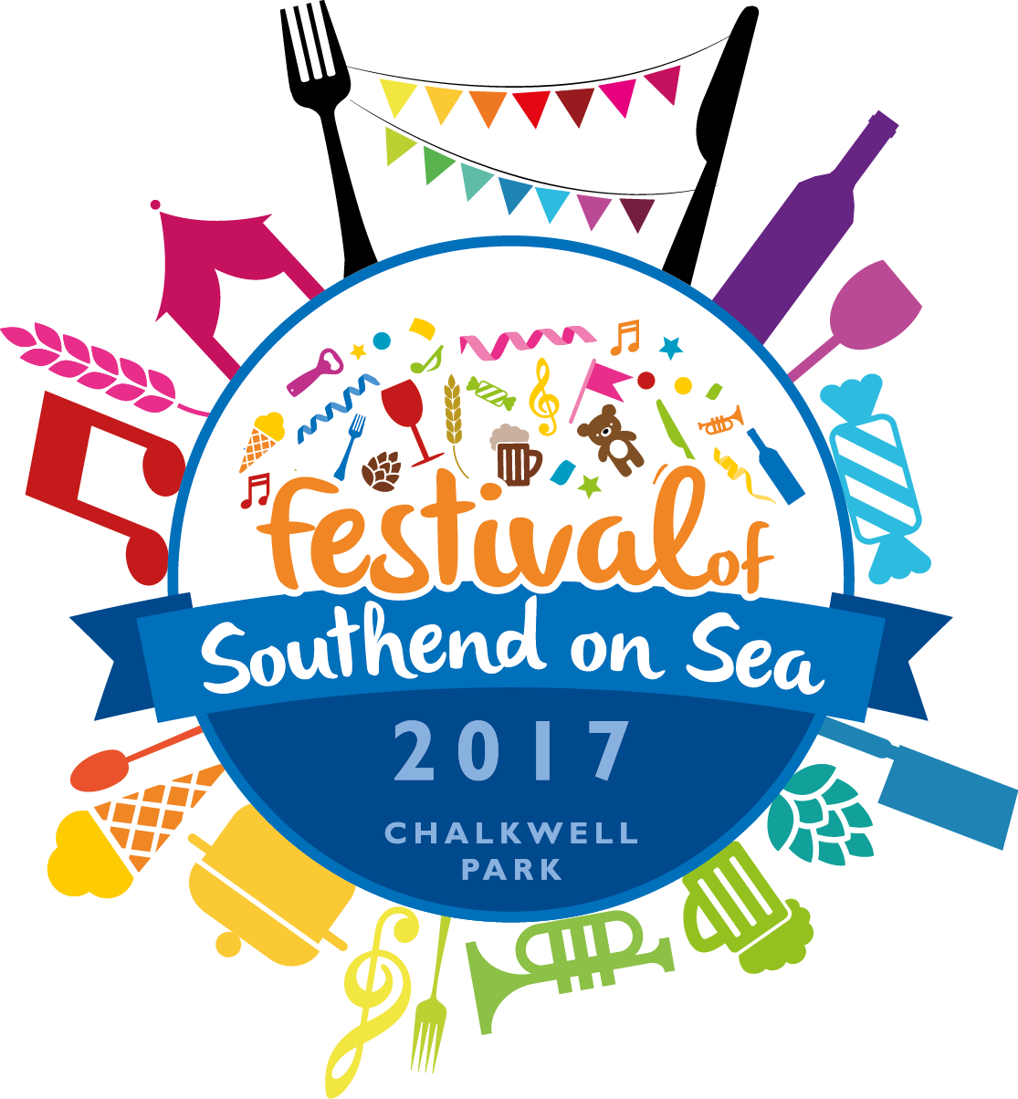 Festival Of Southend Logo With Background - Food Festive Logo Png Transparent PNG - 1115x1204 - Free Download on - Food Transparent PNG Free Download
