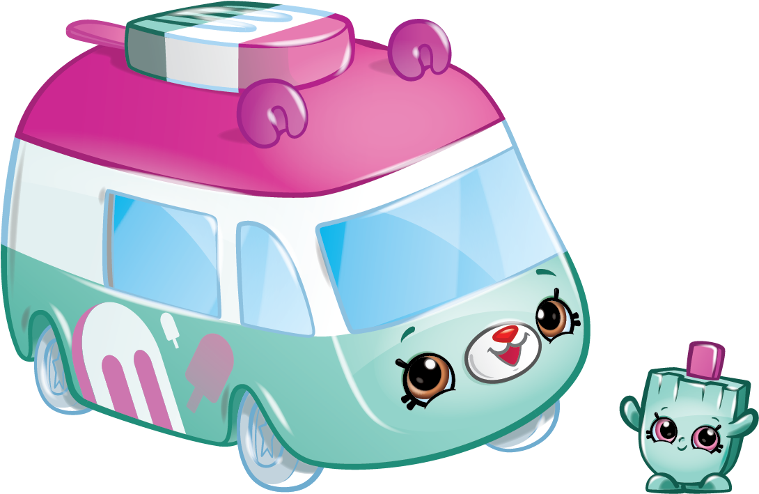 Ice Cream Truck Side View Seller Stock Vector - Cutie Cars Fun Food Van - Free Transparent PNG Clipart Images Download. - Food Transparent PNG Free Download