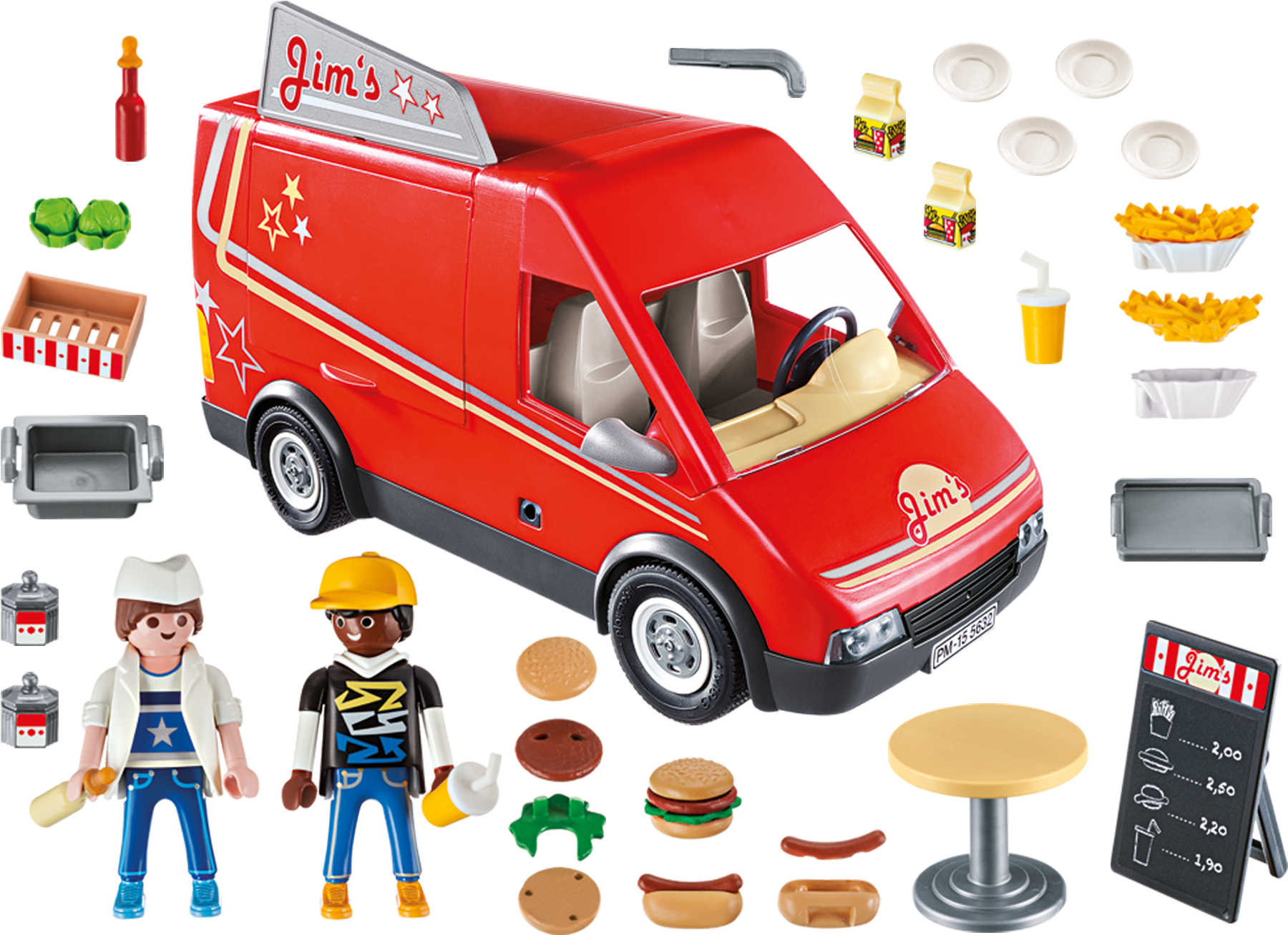 City Food Truck - Playmobil City Food Truck Playset Building Kit - Free Transparent PNG Clipart Images Download. - Food Transparent PNG Free Download
