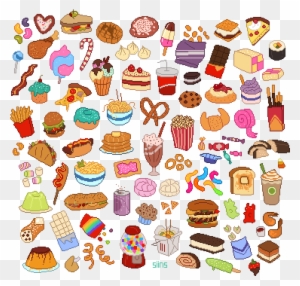 Cute Food Wallpaper - Cute Notebooks With Food - Free Transparent PNG Clipart Images Download. - Food Transparent PNG Free Download