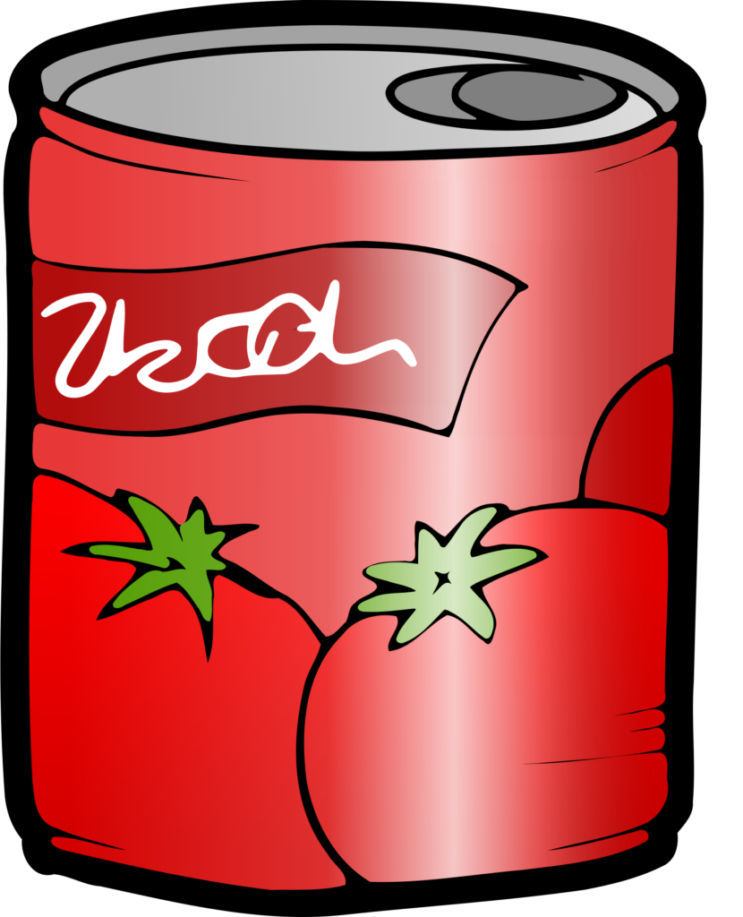Tomato Juice Can Vector Clipart - Can Food Clip Art - Free Transparent PNG Clipart Images Download. - Food Transparent PNG Free Download