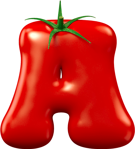 Stable Crimson Food Typeface - Letter A Png Food - Free Transparent PNG Clipart Images Download. - Food Transparent PNG Free Download