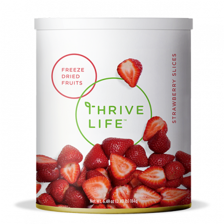 Freeze Dried Strawberries Fruits - Thrive Life Foods Can Transparent PNG - 736x460 - Free Download on - Food Transparent PNG Free Download