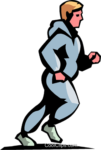 Man Jogging Royalty Free Vector Clip Art Illustration - Food - Free Transparent PNG Clipart Images Download. - Food Transparent PNG Free Download
