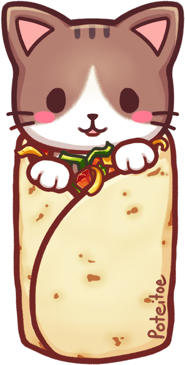 The Gif Version Kinda Got Messed Up - Kawaii Chibi Food Animal - Free Transparent PNG Clipart Images Download. - Food Transparent PNG Free Download