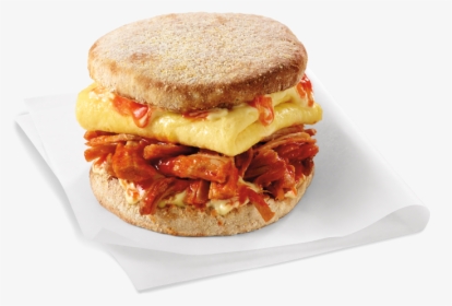 Pulled Pork & Eggs Sriracha Hollandaise Sandwich - Fast Food, HD Png Download - Food Transparent PNG Free Download