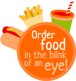 And The Food Reaches You In Time - Food Order - Free Transparent PNG Clipart Images Download. - Food Transparent PNG Free Download
