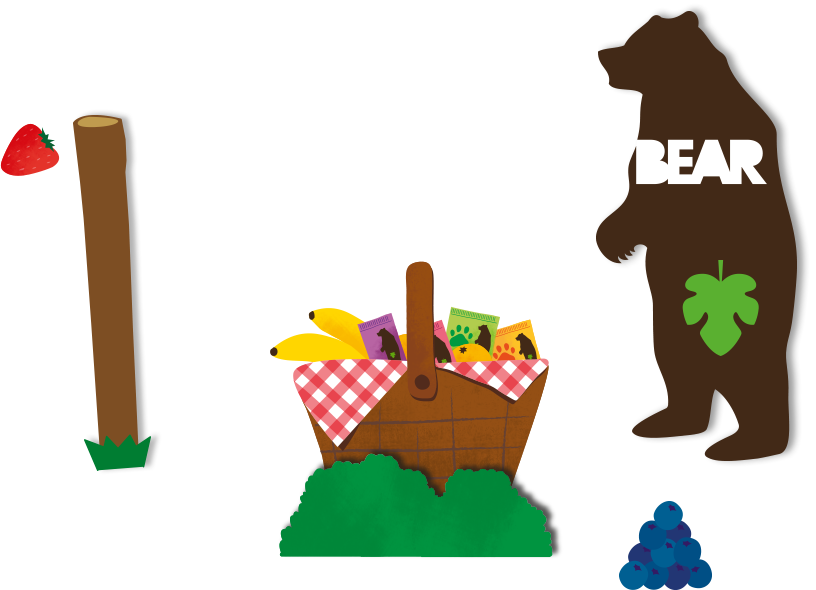 Grrreat Tasty Foods Made From Just Gently Baked Fruit - Bear Yoyo - Free Transparent PNG Clipart Images Download. - Food Transparent PNG Free Download
