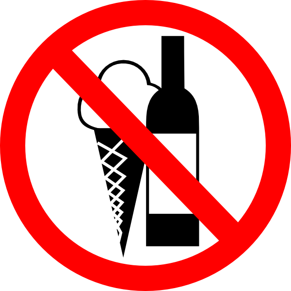 Sign No Food Or Drink Clip Art - Don T Drink Alcohol - Free Transparent PNG Clipart Images Download. - Food Transparent PNG Free Download