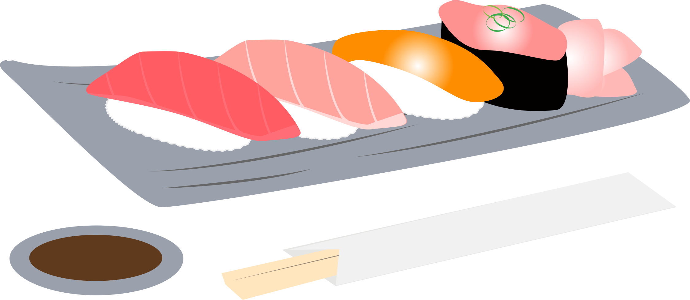 Sushi Assortment - Japanese Food Cartoon Png - Free Transparent PNG Clipart Images Download. - Food Transparent PNG Free Download