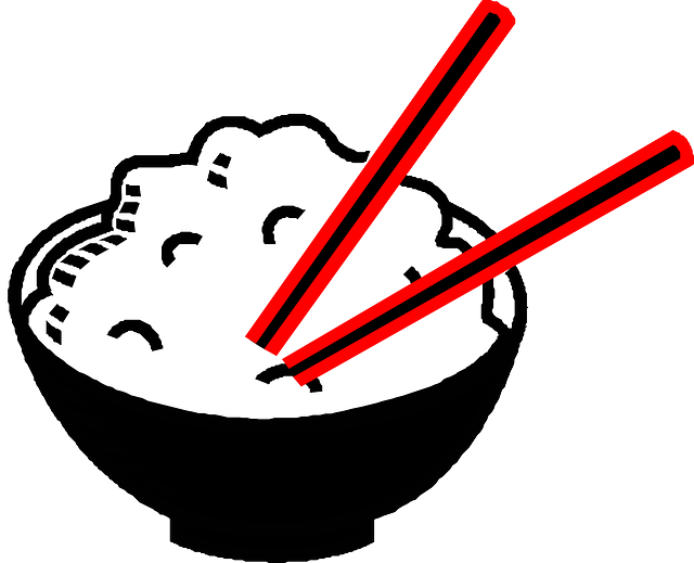 Rice, Bowl, Chopsticks, Asian, Food, Drawing, Chinese - Rice Clip Art - Free Transparent PNG Clipart Images Download. - Food Transparent PNG Free Download