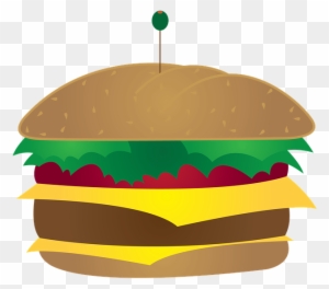 Burger Clipart Transparent Food - Burger Illustration Png - Free Transparent PNG Clipart Images Download. - Food Transparent PNG Free Download