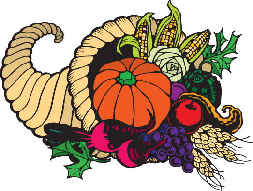 Cornucopia Clipart Health Food Pencil And In Color - Thanksgiving Clip Art - Free Transparent PNG Clipart Images Download. - Food Transparent PNG Free Download