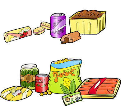 Fast Food Junk Food Industrial Food Burger - Unhealthy Food Sales Vs Healthy - Free Transparent PNG Clipart Images Download. - Food Transparent PNG Free Download
