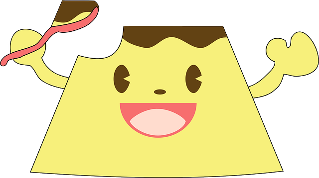 Cake, Cartoon, Food, Pudding, Happy, Face, Smile - Gambar Kartun Puding - Free Transparent PNG Clipart Images Download. - Food Transparent PNG Free Download