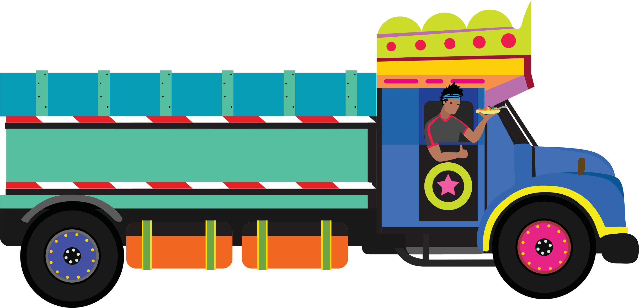 India Clipart Truck - Food Cart - Free Transparent PNG Clipart Images Download. - Food Transparent PNG Free Download