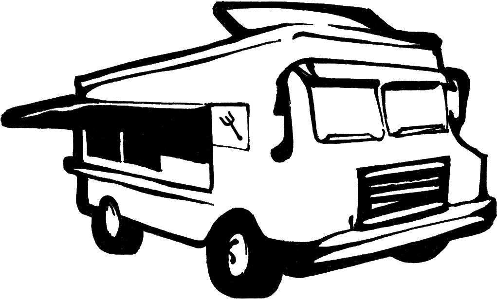Back Of Pickup Truck Drawing Download - Food Truck Drawing Png - Free Transparent PNG Clipart Images Download. - Food Transparent PNG Free Download