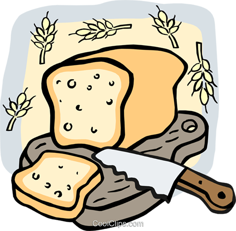 Loaf Of Bread Royalty Free Vector Clip Art Illustration - Industrial Revolution Food And Nutrition - Free Transparent PNG Clipart Images Download. - Food Transparent PNG Free Download