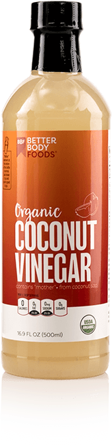 500 Ml - Betterbody Foods Coconut Vinegar 16.9 Fl Oz Transparent PNG - 457x650 - Free Download on - Food Transparent PNG Free Download
