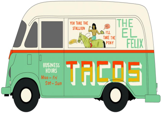If You Haven't Been To The New Battery Located In Atlanta - Taco Food Truck Clipart - Free Transparent PNG Clipart Images Download. - Food Transparent PNG Free Download