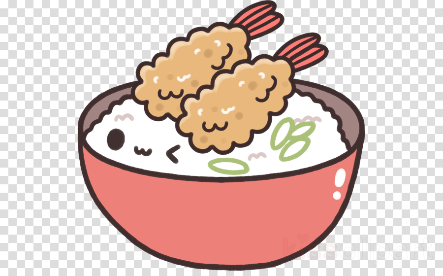 Kawaii Food Png Clipart Japanese Cuisine Sushi Kawaii - Cute Food Cartoon Png - Free Transparent PNG Clipart Images Download. - Food Transparent PNG Free Download
