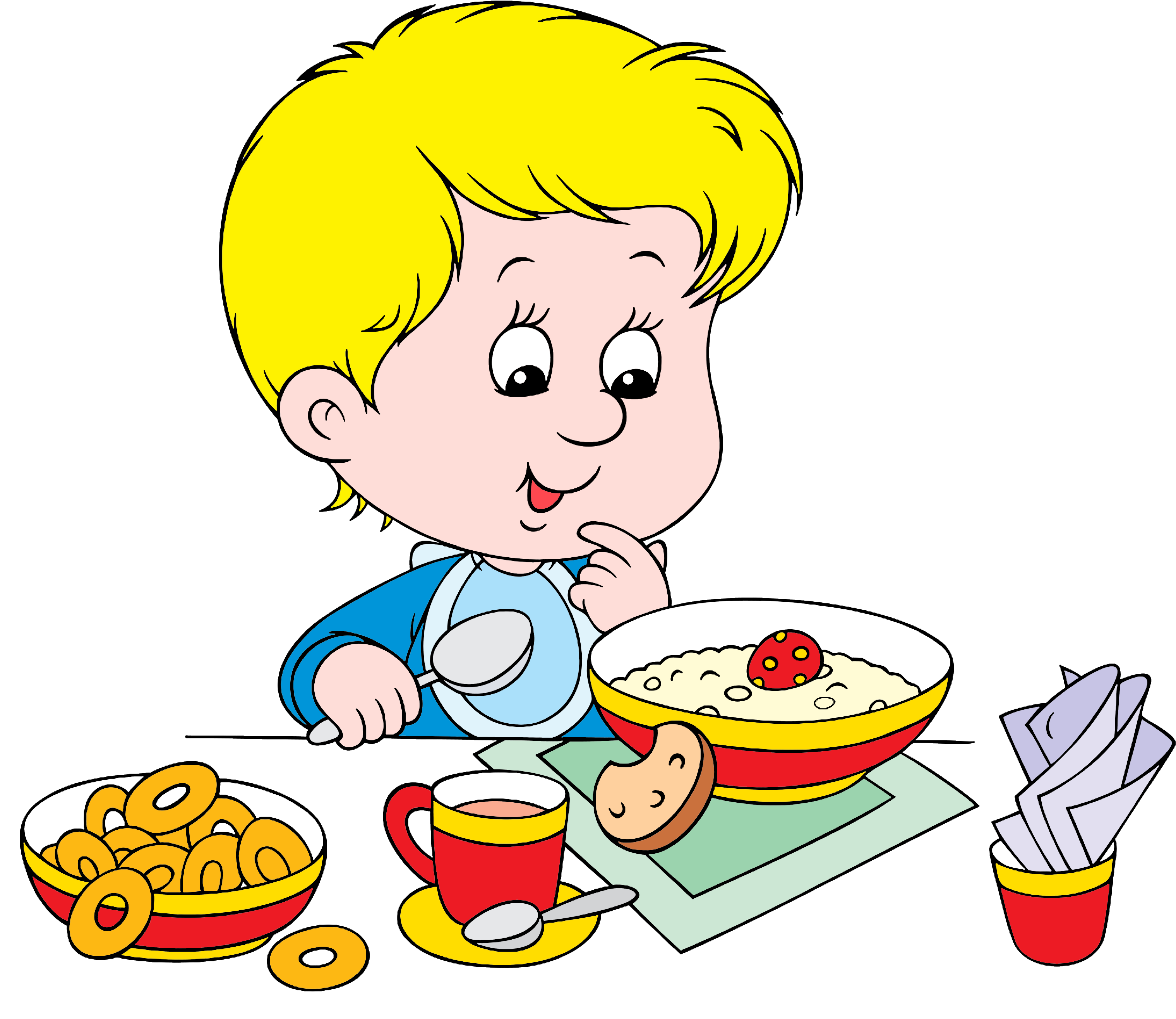 Full Size Of Healthy Breakfast Menu - Have Breakfast Clipart Black And White, HD Png Download - Food Transparent PNG Free Download