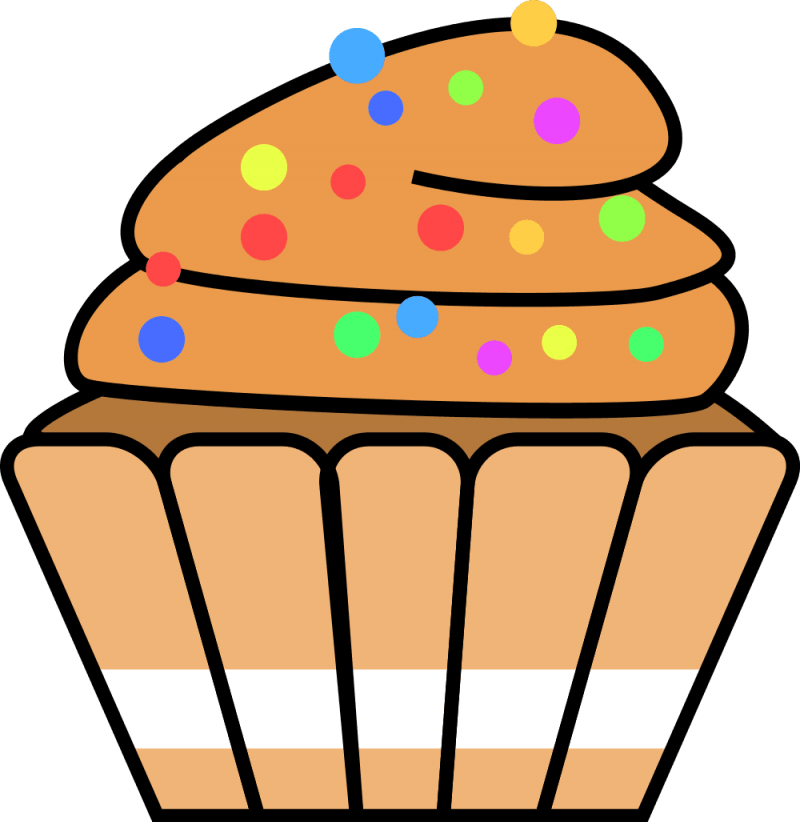 Cupcake Clipart Free Baked Goods Clipart Cute Frames - Sweet Foods Images Clipart - Free Transparent PNG Clipart Images Download. - Food Transparent PNG Free Download