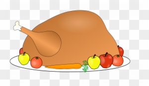 Happy Thanksgiving Clipart - Turkey Thanksgiving Food Cartoon - Free Transparent PNG Clipart Images Download. - Food Transparent PNG Free Download