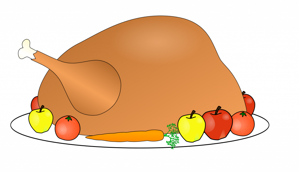 Happy Thanksgiving Clipart - Turkey Thanksgiving Food Cartoon - Free Transparent PNG Clipart Images Download. - Food Transparent PNG Free Download