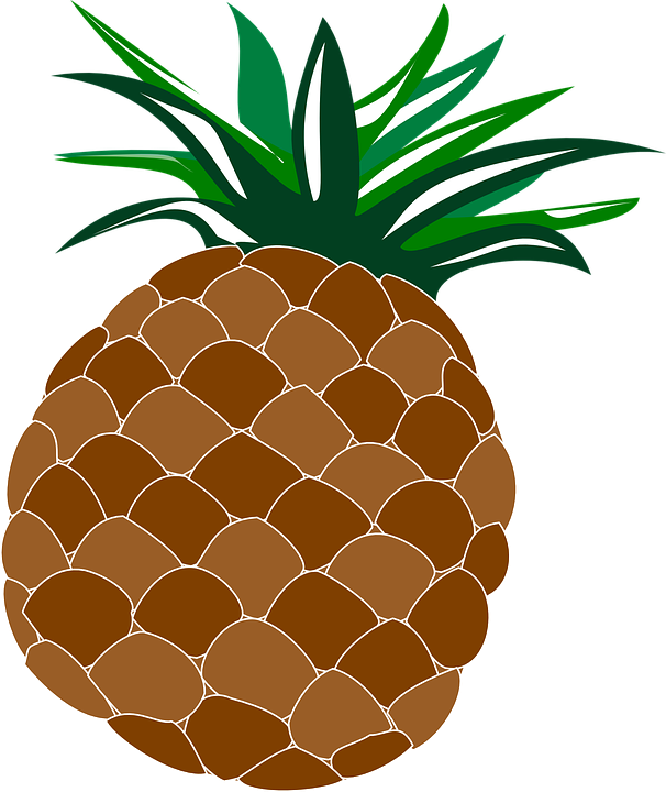 Pineapple Food Fruit Hawaii Hawaiian Luau - Luau Clipart Transparent - Free Transparent PNG Clipart Images Download. - Food Transparent PNG Free Download