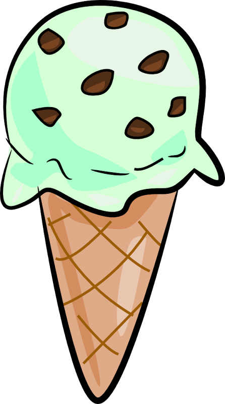Ice Cream Cone The Totally Free Clip Art Blog Food - Mint Ice Cream Clipart - Free Transparent PNG Clipart Images Download. - Food Transparent PNG Free Download